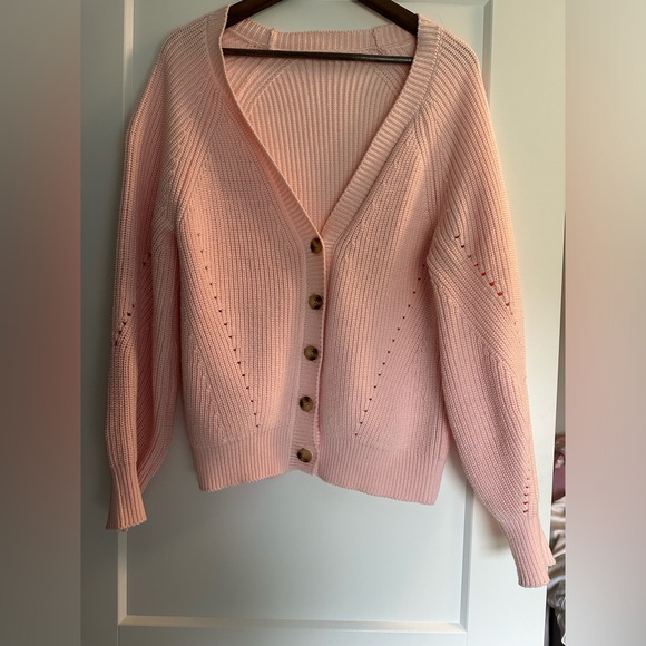 Tularosa Natalia Cardigan in Baby Pink - Picture 5 of 7